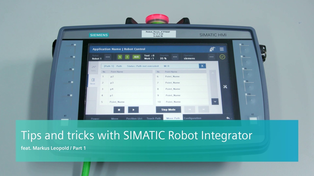 siemens robot integrator