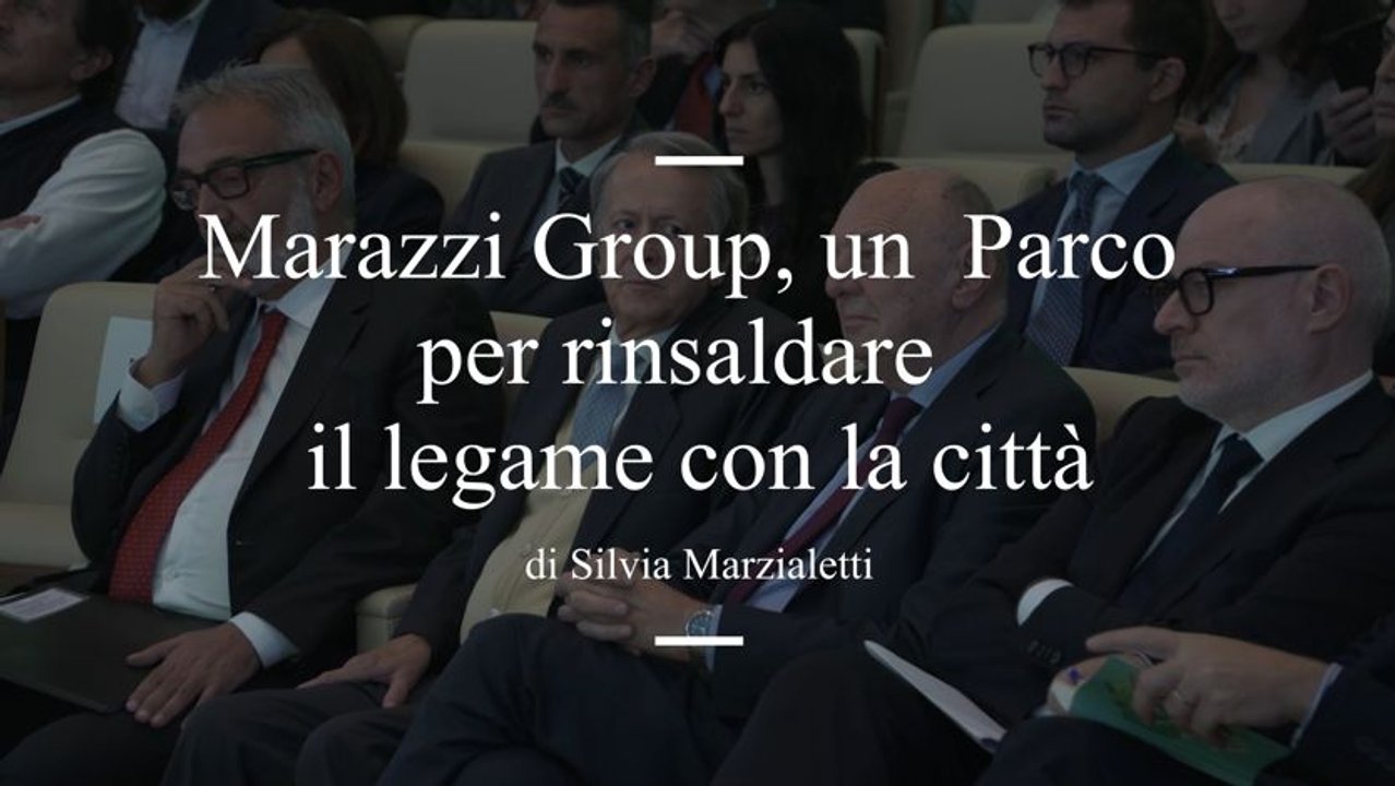 Marazzi Group, un Parco Lineare di relazione con la città