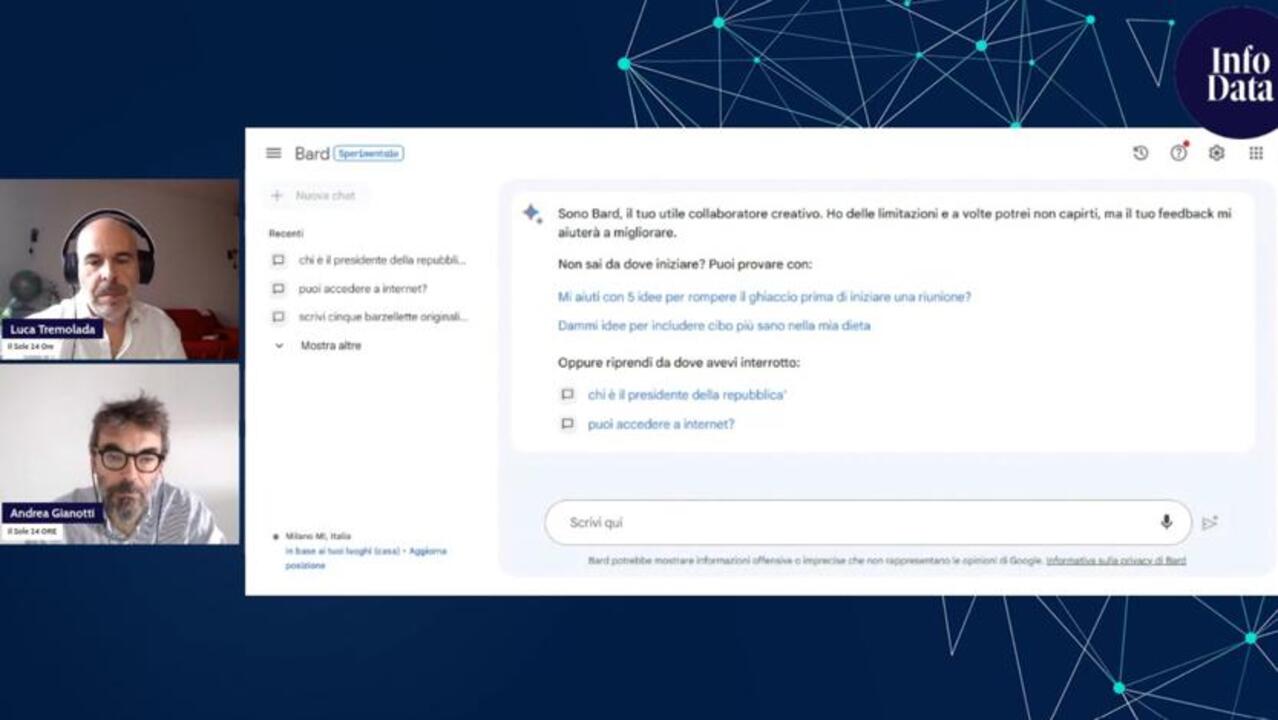Bard, l'ai responsabile e la privacy. Lezione 07/23 - Il Sole 24 ORE