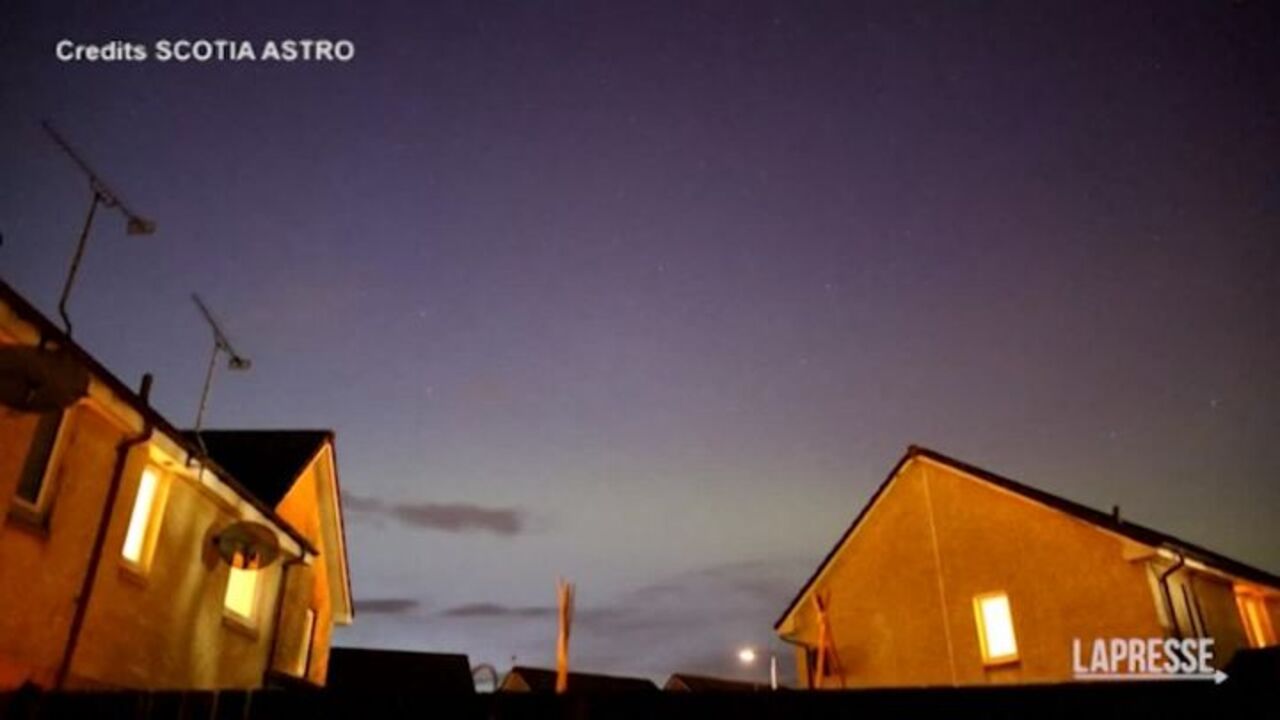 L'aurora boreale in Scozia 