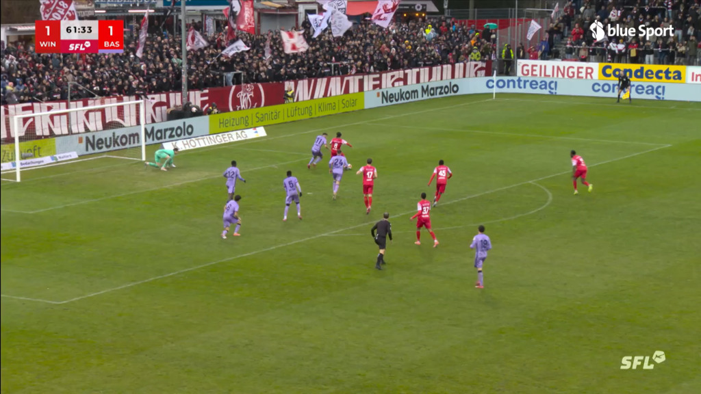 Der nächste Pfostenknaller von Winterthur