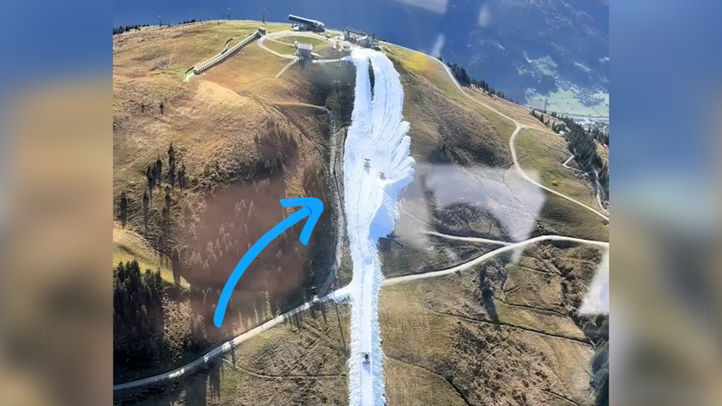 Schnee vom letzten Jahr: Diese Piste im Tirol hat nichts mit Skifahren zu tun