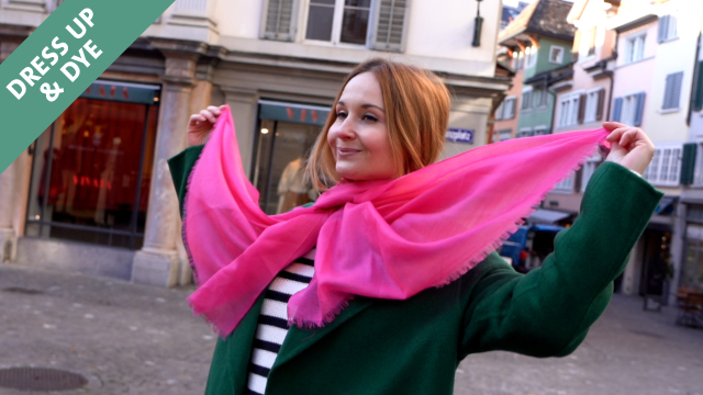 Dress up & Dye: quelques façons simples de nouer son écharpe!
