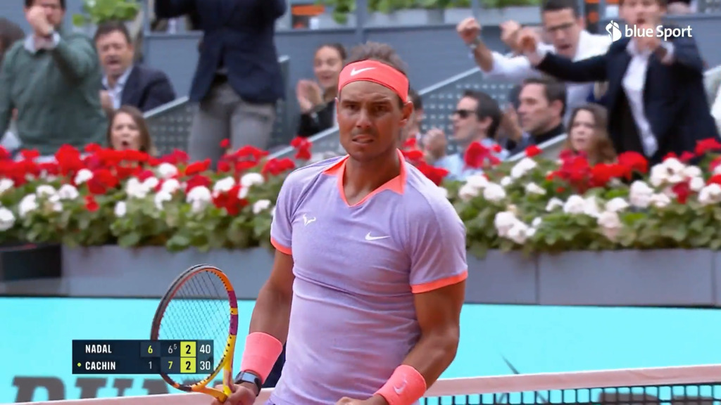 ATP Madrid: Nadal gewinnt nach hartem Kampf gegen Cachín