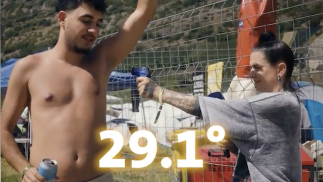 38, 55 oder 58 Grad? So heiss ist es heute auf dem Festivalgelände