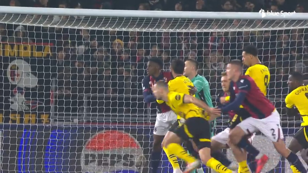 Dortmund in vantaggio a Bologna