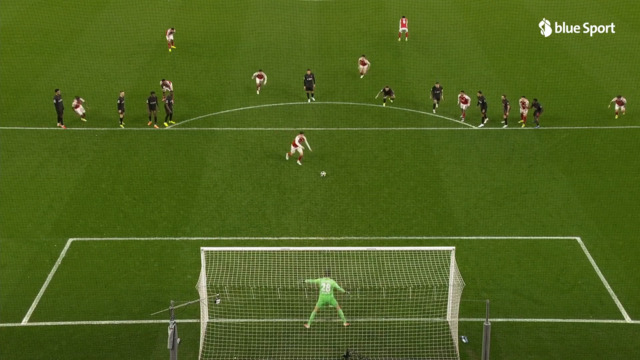 L'Arsenal pareggia all'89esimo su rigore