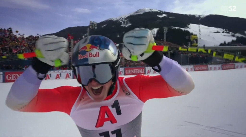 von Allmen col miglior tempo!