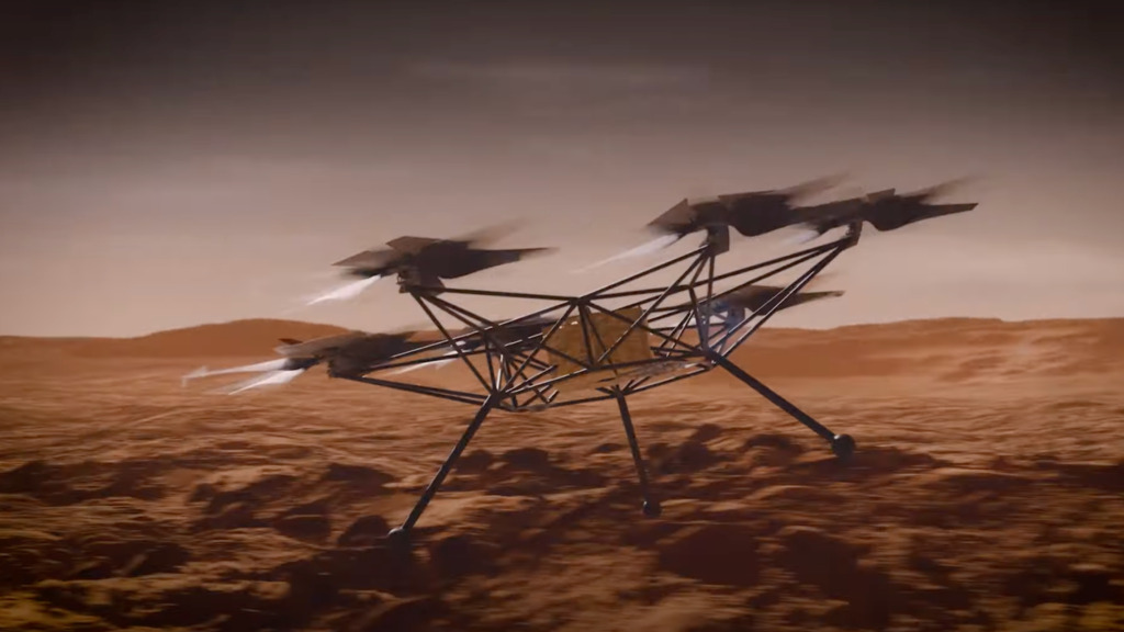 So gross wie ein SUV: Nasa präsentiert neuen Mars-Multikopter