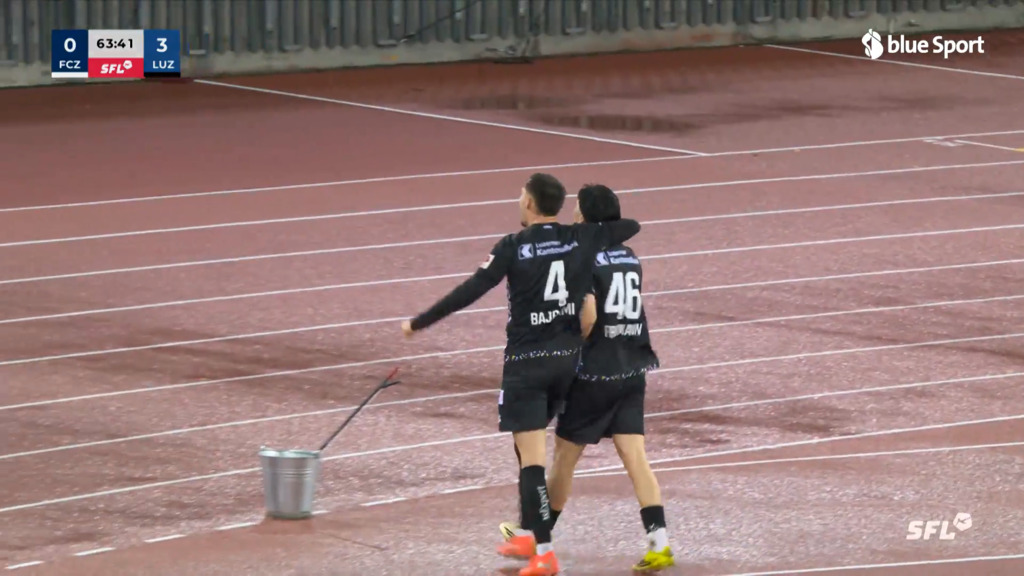 Freimann mit dem 3:0 für Luzern