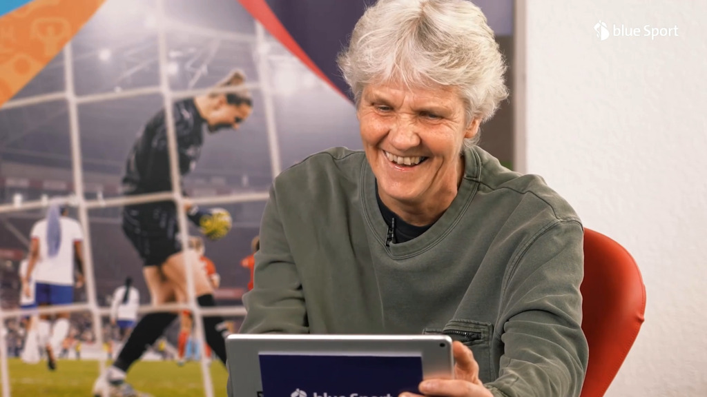 blue Sport lässt Nati-Coach Pia Sundhage in Erinnerungen schwelgen