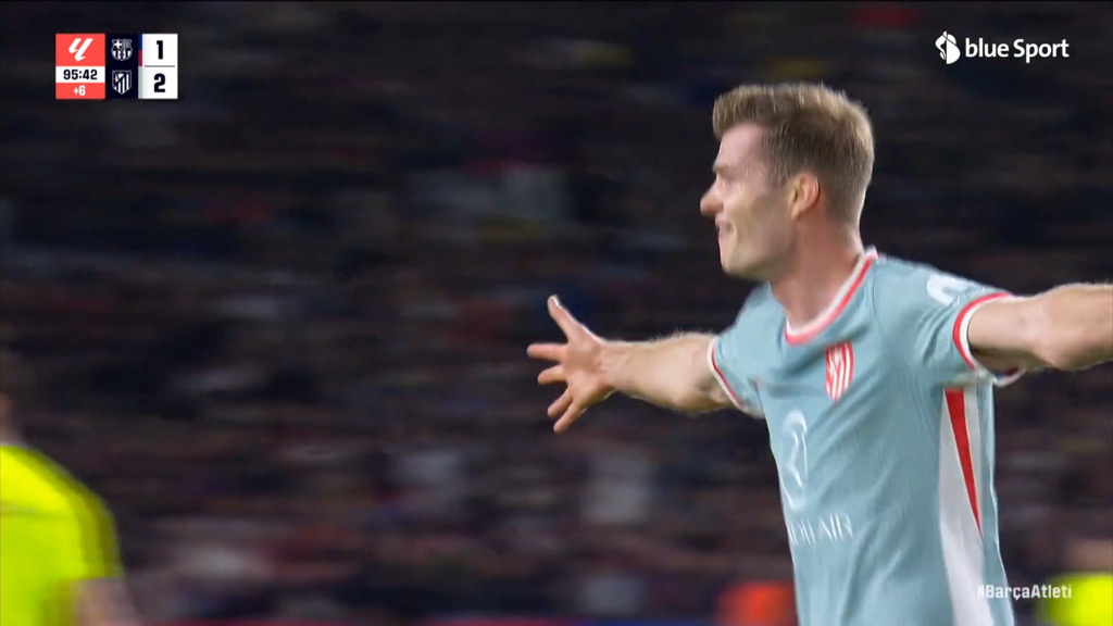 Sørloth schiesst Atlético in der 96. Minute zum Sieg