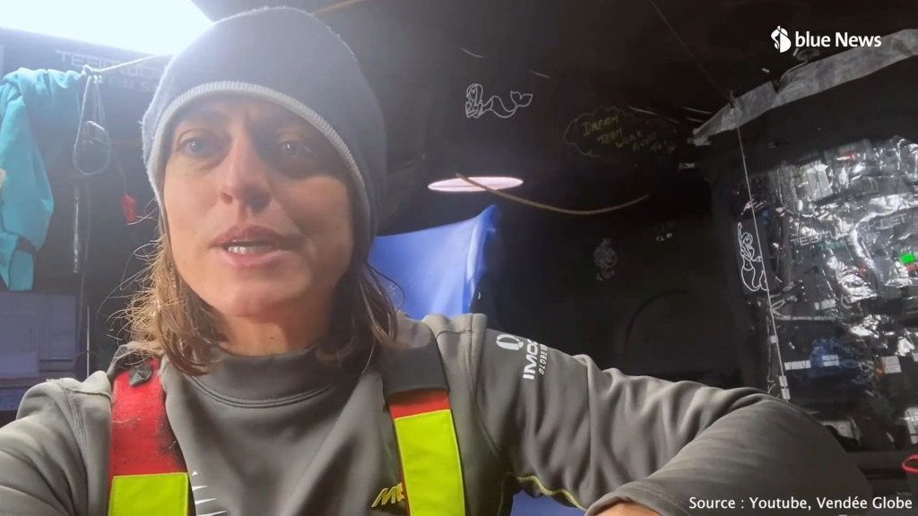 Vendée Globe : Justine Mettraux au large des îles Crozet