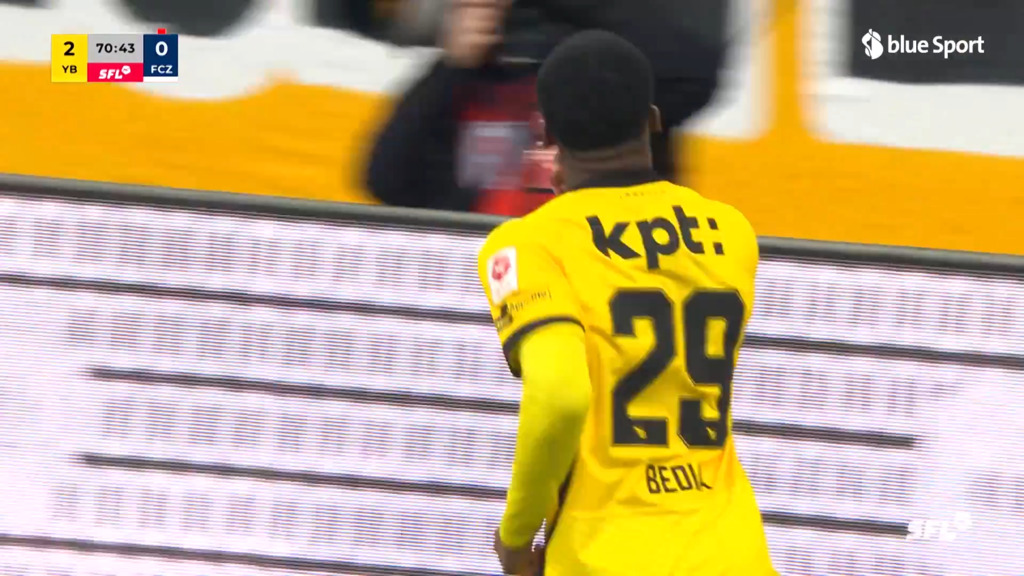 Bedia erhöht für YB auf 2:0