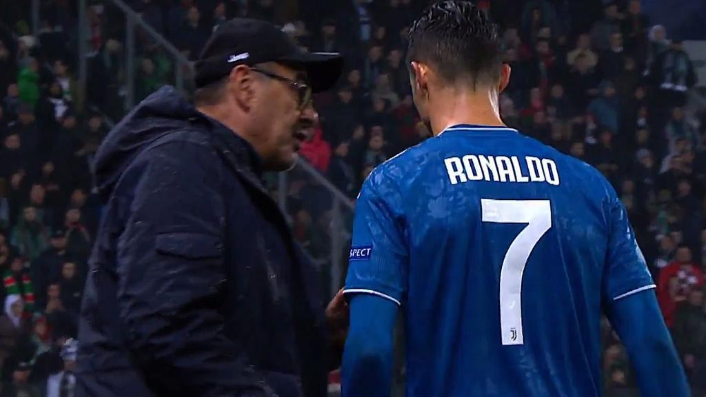 Sarri markiert den Chef: Ronaldo muss bei 1:1 raus