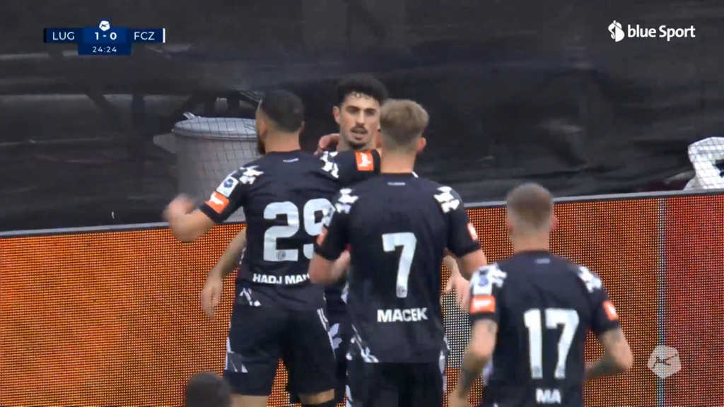 25. Minute: Vladi bringt Lugano per Penalty in Führung