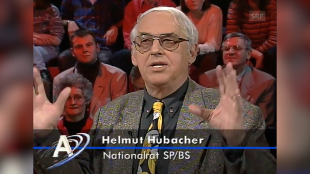 Helmut Hubacher zur Halbierungsinitiative (1995)