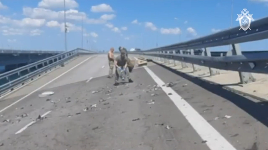 Ukrainischer Geheimdienst: «Die Brücke hat sich schlafen gelegt»