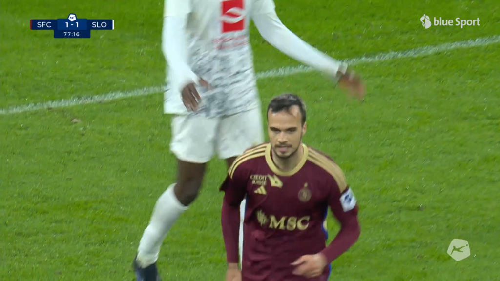 78. Minute: Guillemenot markiert den Ausgleich für Servette