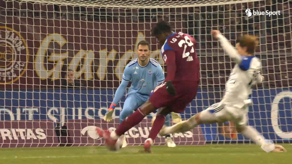 59. Minute: Bedia schiesst Servette wieder in Front