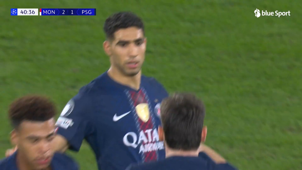 Hakimi trova il pareggio prima della pausa