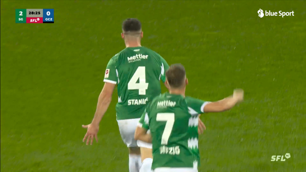 Stanic stellt für St.Gallen auf 3:0 gegen GC