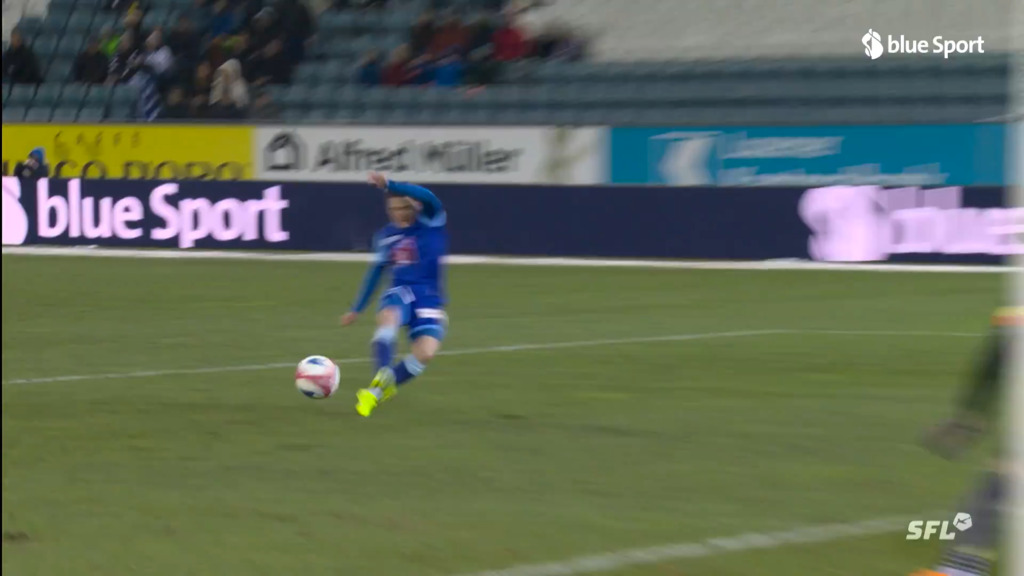 Di Giusto erhöht auf 2:0 für Luzern