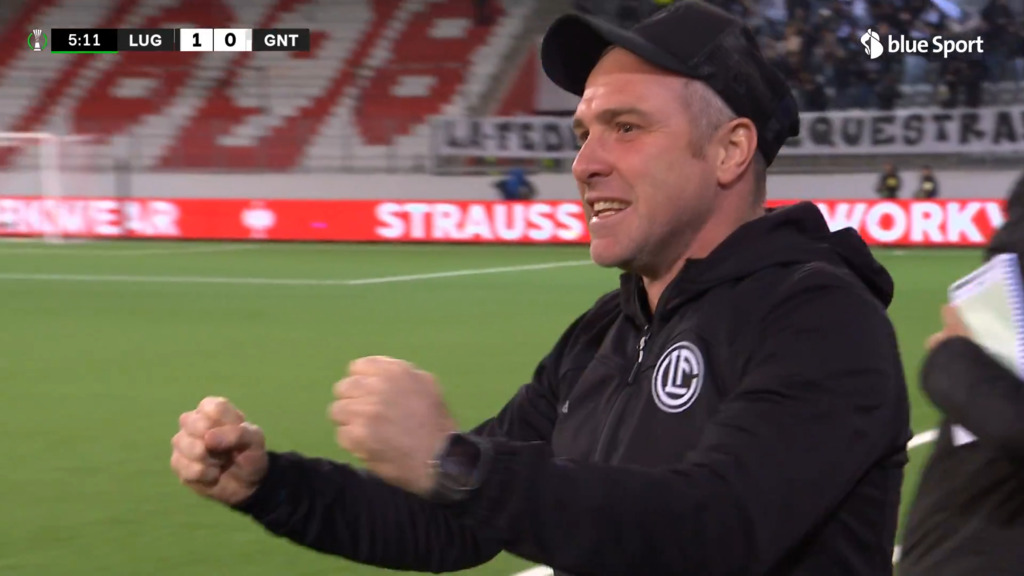 Mahou porta il Lugano in vantaggio dopo 6 minuti!