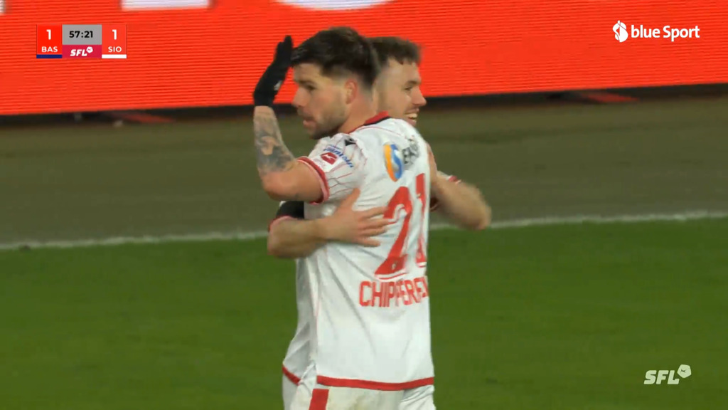 Ausgerechnet er: Liam Chipperfield trifft für Sion in Basel zum Ausgleich