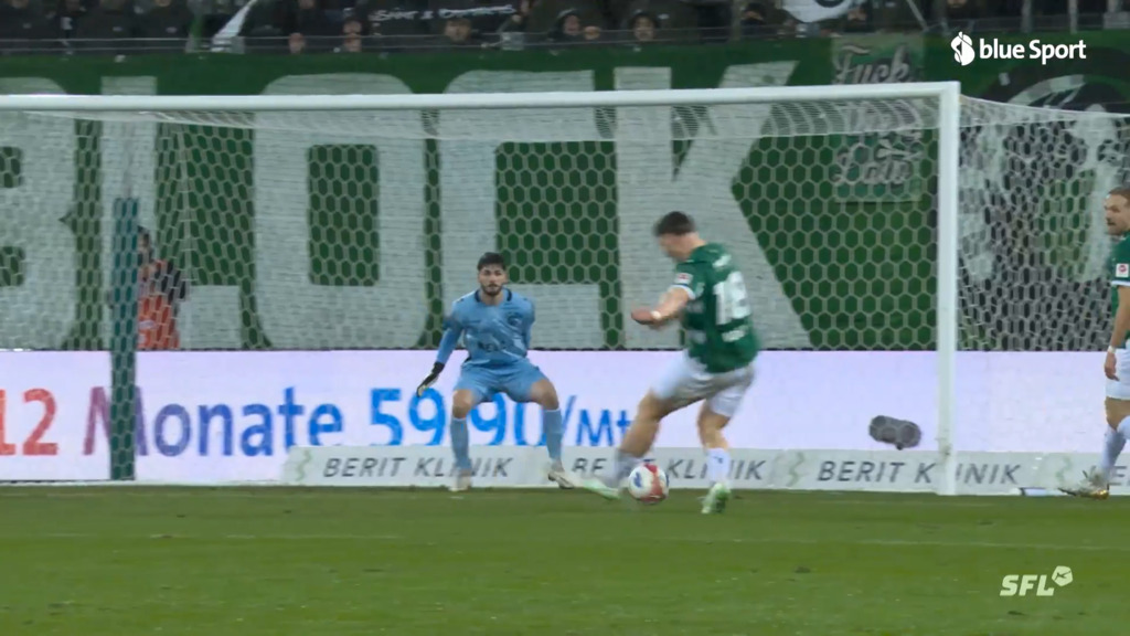 Vogt vergibt Top-Chance zur St.Galler Führung