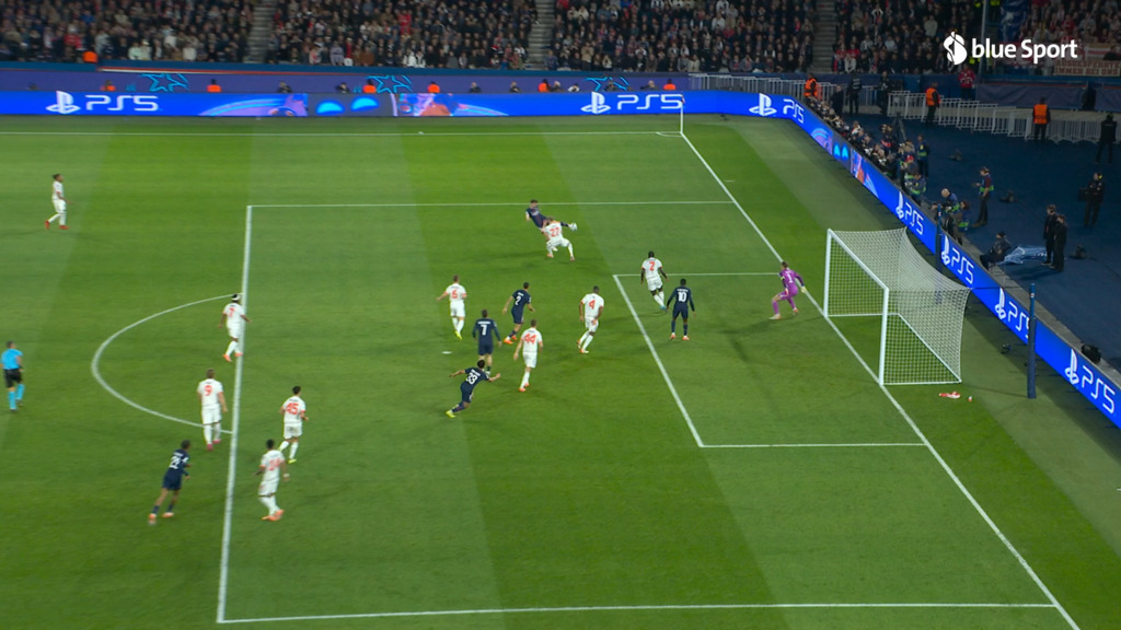 22. Minute: Dembélés Ausgleichstreffer wird aberkannt