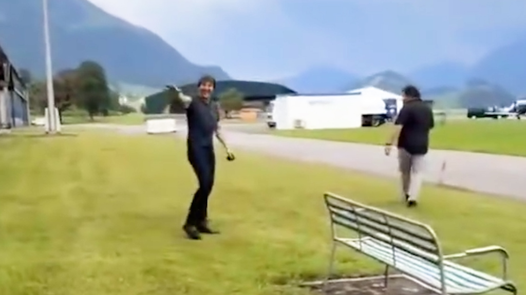Am Flughafen in Nidwalden: Hollywoodstar Tom Cruise besucht die Schweiz