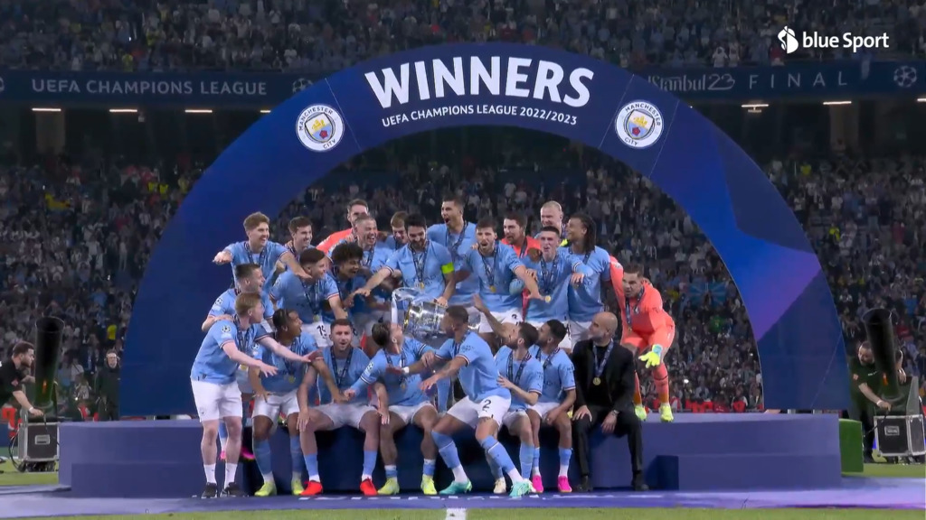 I festeggiamenti del City