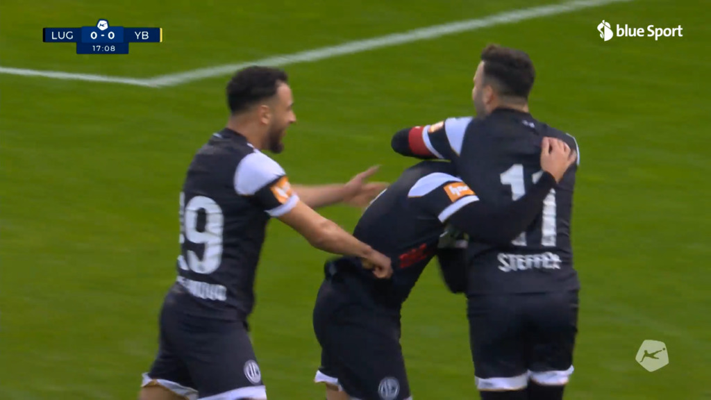 18. Minute: Aliseda schiesst Lugano gegen YB in Führung