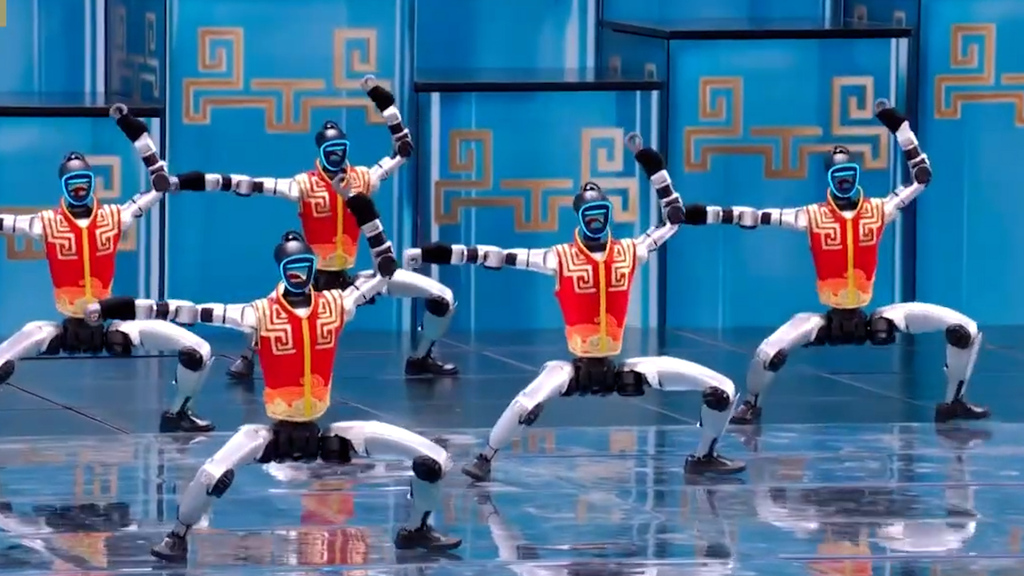 Kung-Fu trifft auf High-Tech - Martial-Arts-Roboter rocken chinesische Neujahrsgala.