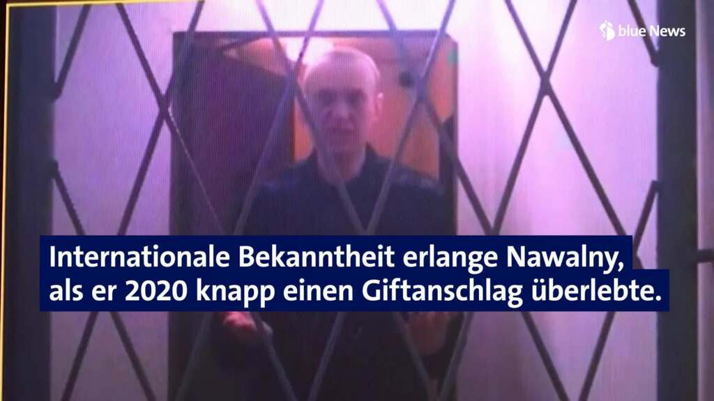 Kremlkritiker ist tot: Video zeigt letzte Gerichtsanhörung Nawalnys