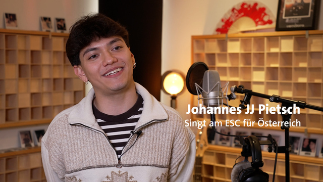 Johannes JJ Pietsch startet für Österreich am ESC «Ich sch***** mir da schon ziemlich in die Hosen»