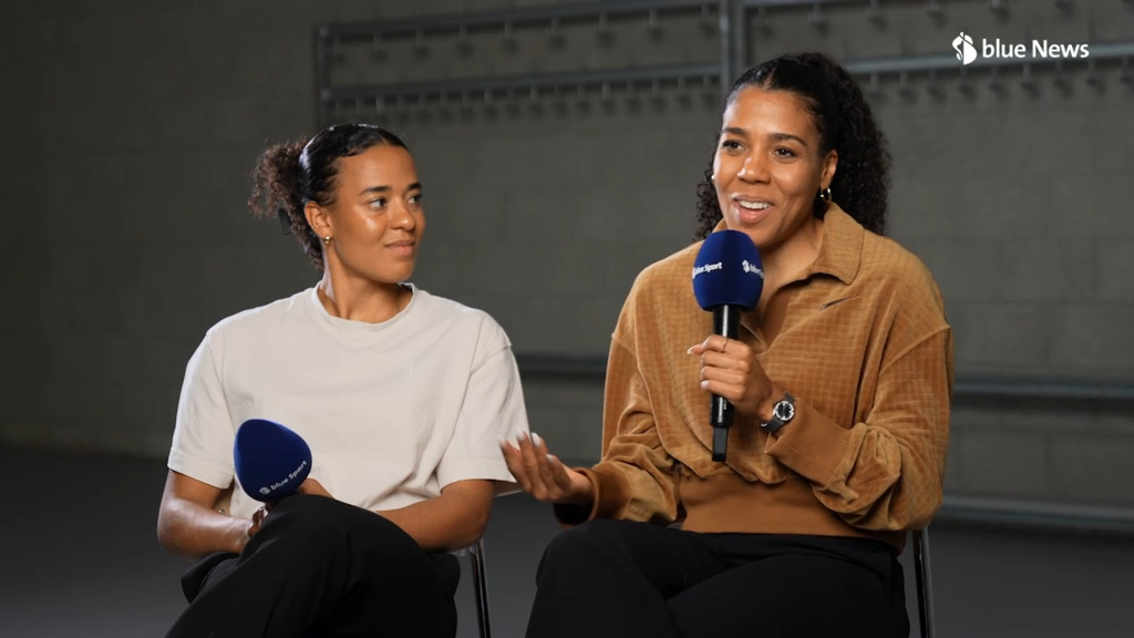 Ditaji et Mujinga Kambundji se confient au micro de blue Sport