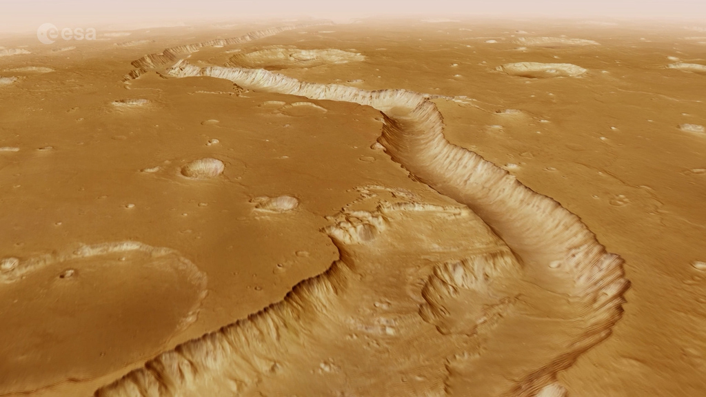 Sonde liefert spektakuläre Aufnahmen: Flussbette und Canyons – So haben wir den Mars noch nie gesehen