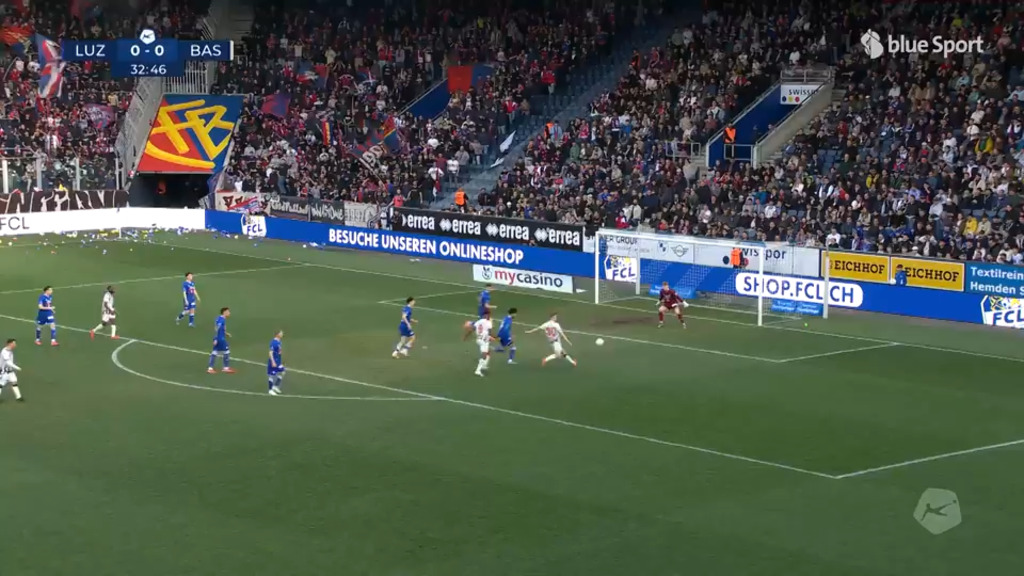 33. Minute: Basel lässt drei dicke Chancen liegen