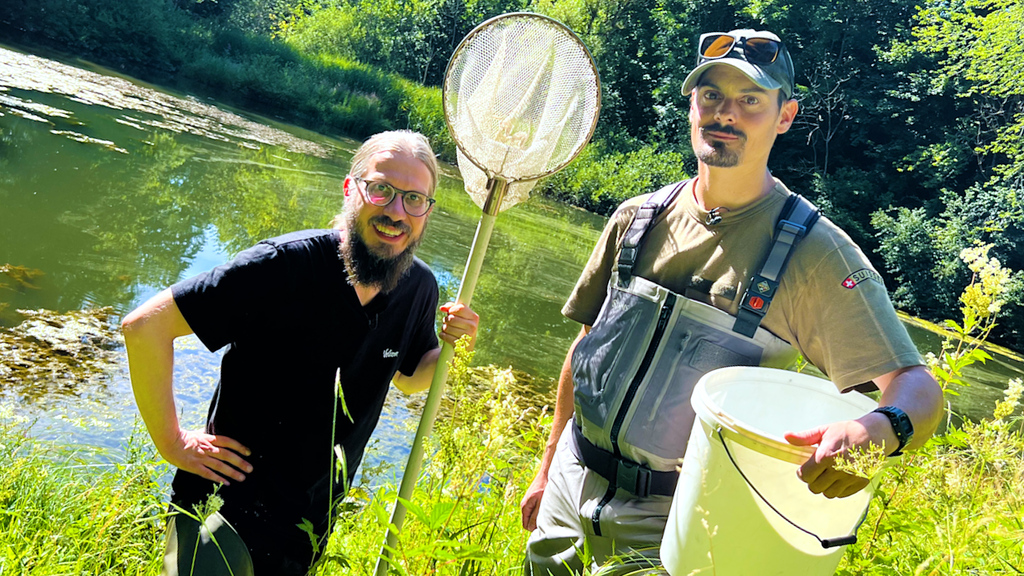 Unterwegs mit der Hitze-Ambulanz für Fische