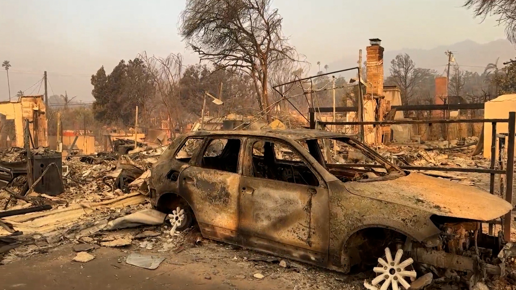 Grossbrände in Los Angeles: Videoaufnahmen zeigen das Ausmass der Zerstörung