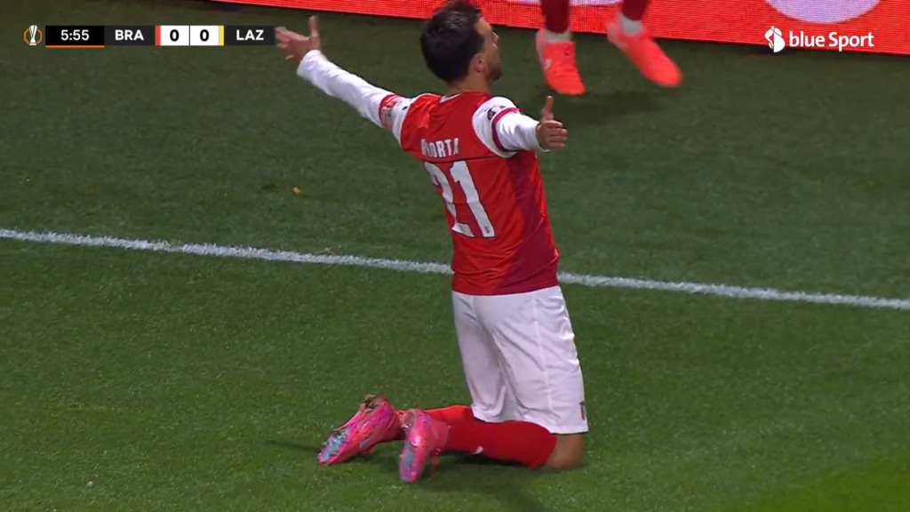 Il Braga gela la Lazio dopo 6 minuti