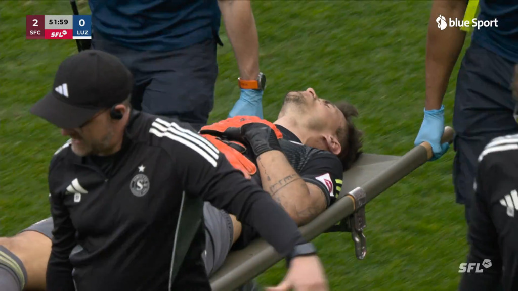 Mall verletzt sich nach Zusmamenprall mit Kabwit