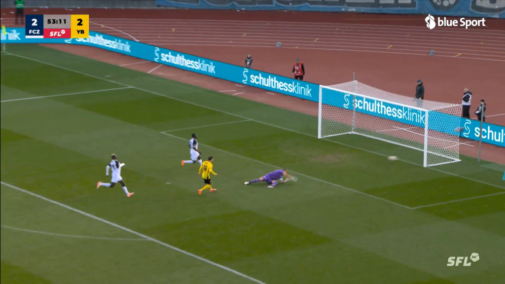 Tor statt Platzverweis – Fassnacht trifft für YB