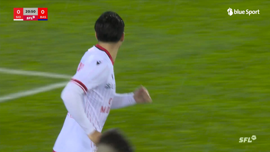 21. Minute: Berdayes verpasst die Führung für Sion