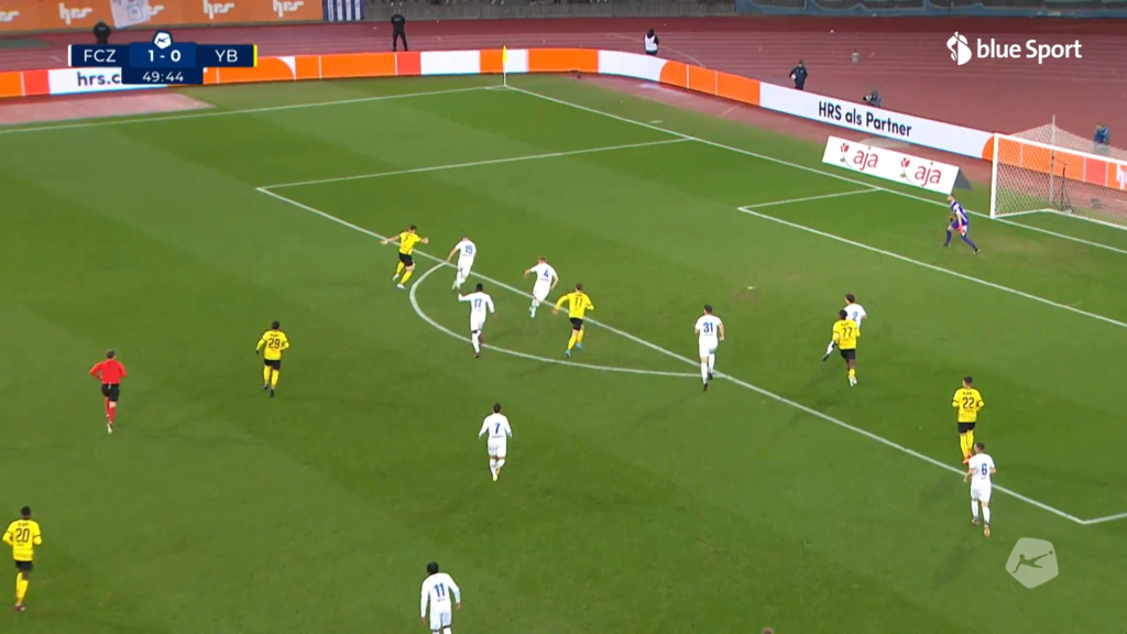 50. Minute: Chance Ugrinic