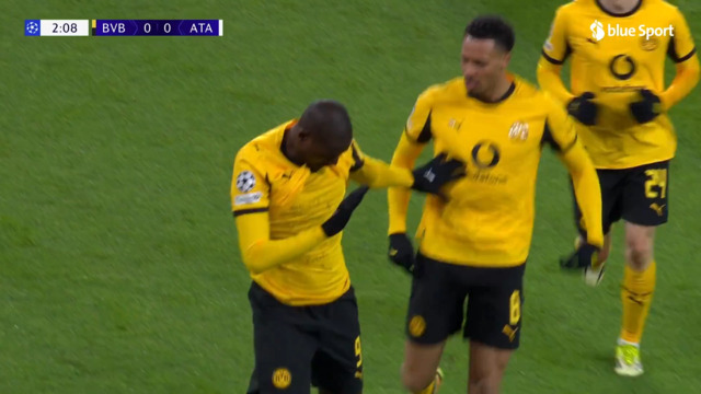 Guirassy gela l'Atalanta