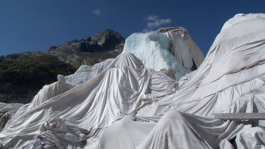 Gletscherschwund: Die Schweiz setzt auf Abdeckplanen