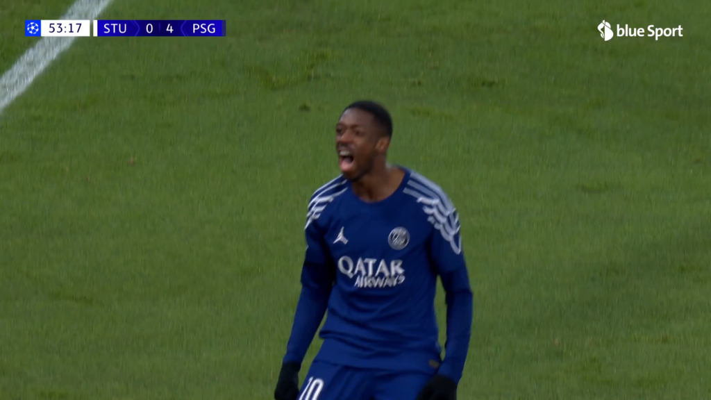 Schon wieder Dembélé – PSG führt in Stuttgart 4:0